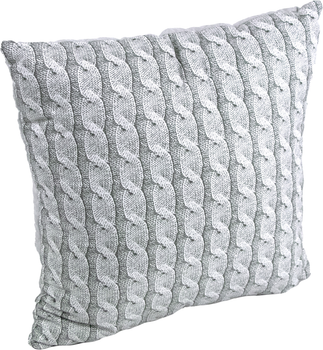 Подушка декоративная Руно Grey Braid 40x40 см (Р311.52_Grey Braid)