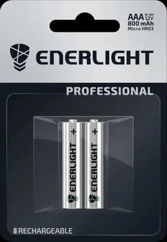 Аккумулятор Ni-MH AAA / HR03 800mAh 2шт ENERLIGHT PROFESSIONAL