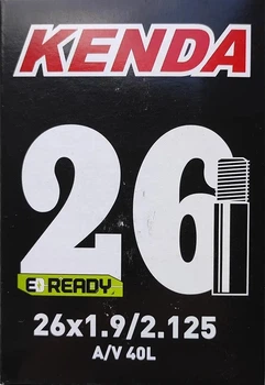 Камера велосипедна Kenda 26 x 1,90 / 2,125 AV вентиль 40 мм, у коробочці