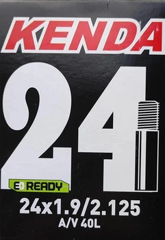 Камера велосипедна Kenda 24 x 1,90 / 2,125 AV вентиль 40 мм, у коробочці