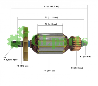 Перфоратор Forte RH 26-82 C (68365)