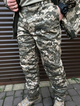 Тактичні штани ЗСУ військові армійські зимові піксель розмір 60