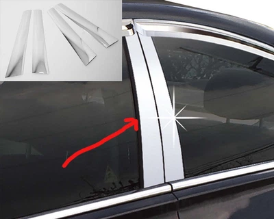 Хромированная пленка для стоек Chevrolet Aveo T200 (2002-2008), автоаксессуары для Aveo T200, хром пленка для