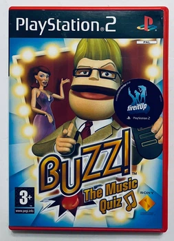 Buzz!: The Music Quiz, Б/В, англійська версія - диск для PlayStation 2