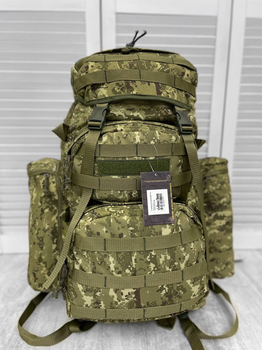 Рюкзак піксель камуфляж 60/70 л тактичний, армійський, військовий. SINGLE SWORD, ml517