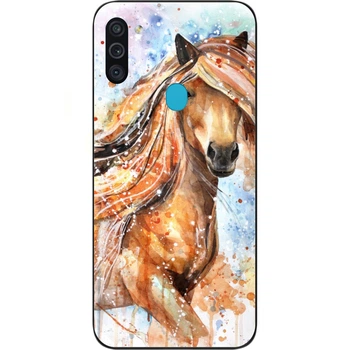 Чехол силиконовый Amstel для Samsung M11 Galaxy M115F с картинкой Конь