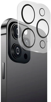 Защитное стекло для камеры смартфона Apple iPhone 12 Pro Intaleo Camera Lens Black (1283126565281)