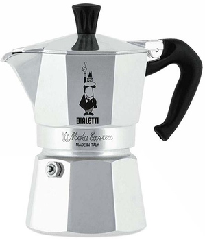 Гейзерна кавоварка Bialetti Moka Express 130 мл (0001162)