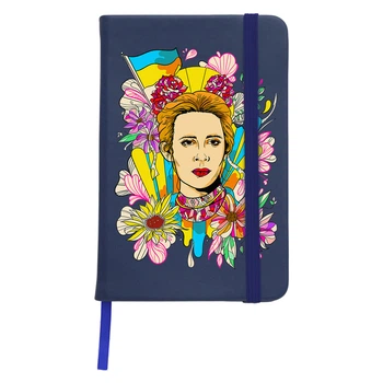 Блокнот А5 Леся Украинка (Lesya Ukrainka) Темно-синий (92228-3897-NB)