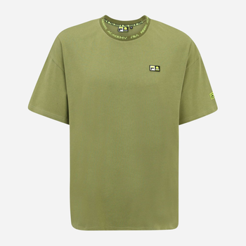 T-shirt męski basic Fila FAM0274-60019 S Zielony (4064556378255)