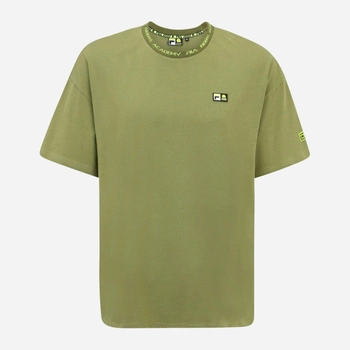 T-shirt męski basic Fila FAM0274-60019 XL Zielony (4064556378262)
