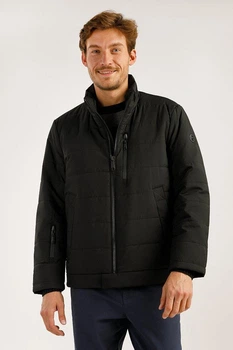 Мужская куртка демисезонная Finn Flare A19-42014-200 черная S