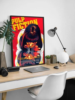 Постер фильма Тарантино Криминальное Чтиво / Pulp Fiction с рамкой
