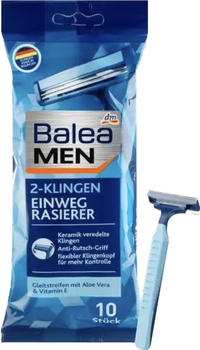 Станки для гоління на 2 леза Balea MEN 10 шт