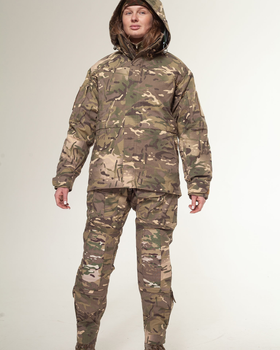 Жіноча військова форма. Штурмові штани + куртка UATAC Gen 5.2 (M) Мультикам FOREST (Ліс)