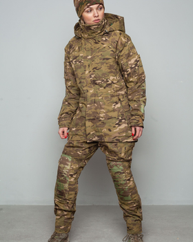 Жіноча військова форма. Штурмові штани + куртка UATAC Gen 5.2 (L) Мультикам OAK (Дуб)
