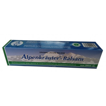 Охолоджуючий бальзам для тіла та суглобів Альпійські трави Apothekers-Cosmetic GmbH Original Alpenkrauter-Balsam 200 мл.