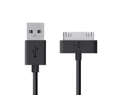 Кабель USB 30 pin black 1.2 м для iPhone 4, 4s, iPad, iPod touch