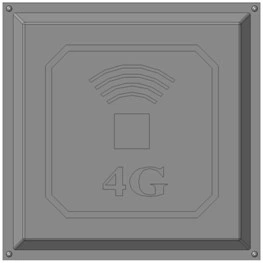 Антена для інтернету 4G Квадрат панельна 17 Дбі LTE GSM 2G, 3G, 4,5 G, 5G 824-960 / 1700-2700 мГц
