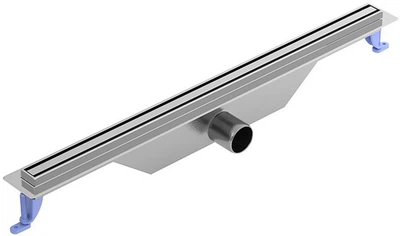 Трап для душа линейный CERSANIT Tako Slim 70 с решеткой (S907-013) нержавеющая сталь
