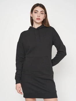 Сукня коротка осіння тепла жіноча Helly Hansen W Adore Hoodie Dress 53839-992 M Black (7040058563518)