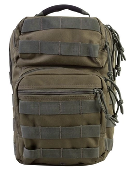 Рюкзак тактичний однолямковий KOMBAT UK Mini Molle Recon Shoulder Bag (kb-mmrsb-olgr00001111)