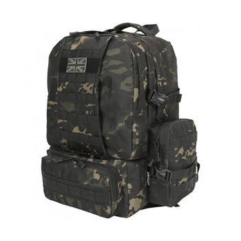 Тактичний рюкзак Expedition, Kombat Tactical, Black multicam, 50 л
