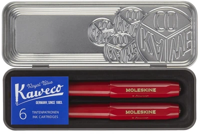 Набор Moleskine x Kaweco Красный (8056598854978)