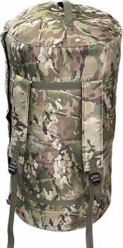 Тактический баул на 120 литров для передислокации армейский военный для ВСУ тактическая сумка рюкзак цвет мультикам