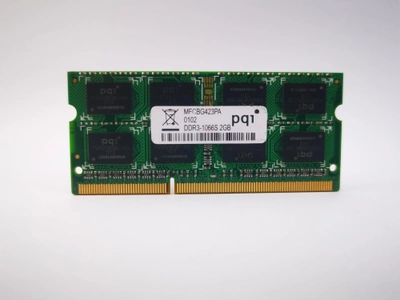 Оперативная память для ноутбука SODIMM PQI DDR3 2Gb 1066MHz PC3-8500S (MFCBG423PA). 10012 Б/У