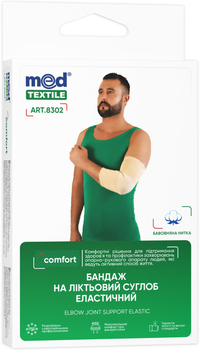 Бандаж на ліктьовий суглоб MedTextile еластичний S 1 шт (7640162324427)