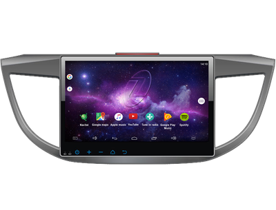 Мультимедийная система Gazer CM6510-RM4 для Honda CRV 2012-2016 Серая