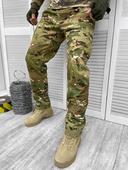 Тактические военные боевые брюки, Камуфляж: Мультикам, Размер: XL