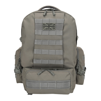 Тактичний рюкзак Expedition, Kombat Tactical, Grey, 50 л