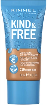 Тональна основа Rimmel Kind & Free зволожувальна 210 Golden Beige 30 мл (3616302990184)