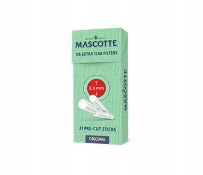 Фільтри для самокруток Mascotte Extra Slim 5.3мм 126шт