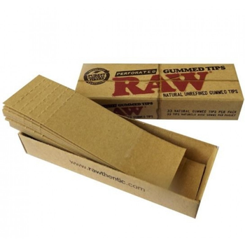 Фільтри для самокруток RAW TIPS GUMMED & PERFORATED