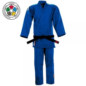 Кимоно для дзюдо серии "Gold IJF" 750 gr/м2 Essimo IJF8B синий размер 150
