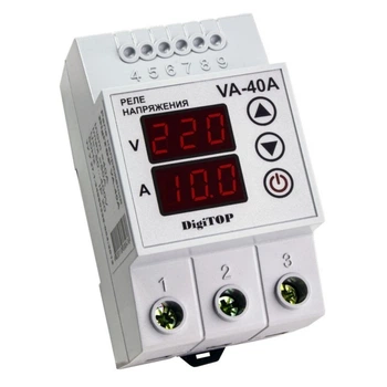 Реле напряжения DigiTOP с контролем тока VA-protector VА-40 (11005919)