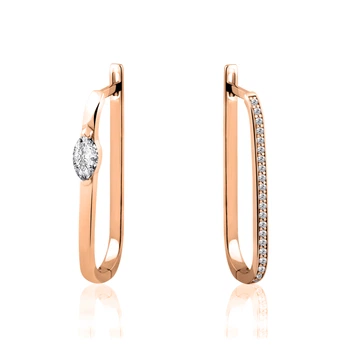 Золотые серьги (з4954)