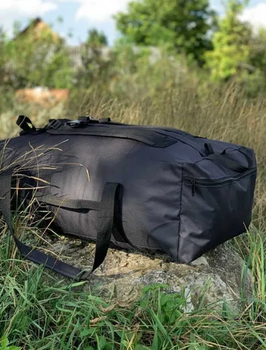 Баул 100 літрів армійський військовий ЗСУ тактичний сумка рюкзак 74*40*34 см похідний чорний