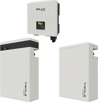 Гибридная солнечная электростанция Solax Set X3-Hybrid G4 5.0-D трехфазный инвертор на 5 кВт с аккумулятором на 6,2 кВт Triple HV