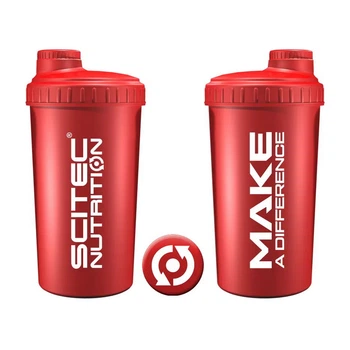 Спортивный шейкер Scitec Nutrition Shaker Scitec Nutrition Make A Difference (700 мл, red)