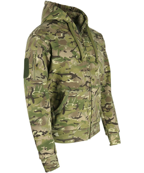 Кофта худи военная тактическая KOMBAT UK мужская с липучками под шевроны Spec-Ops Hoodie мультикам S (OPT-15121)