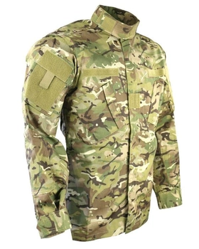 Рубашка тактическая KOMBAT UK мужская военная ВСУ Assault Shirt ACU Style XXXL мультикам (OPT-14641)