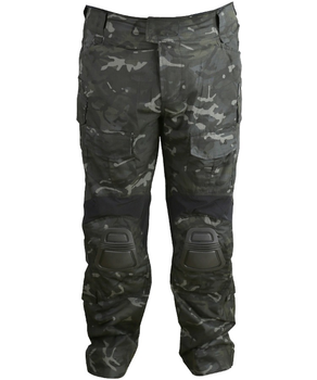 Тактические штаны военные KOMBAT UK армейские мужские ВСУ GenII M мультикам черный (OPT-35601)