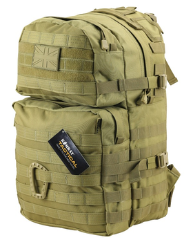 Рюкзак тактический военный армейский KOMBAT UK Medium Assault Pack койот 40л (OPT-28681)