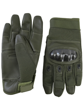 Рукавиці тактичні військові польові рукавички тактичні KOMBAT UK Tactical Gloves XL-XXL оливковий (OPT-13261)