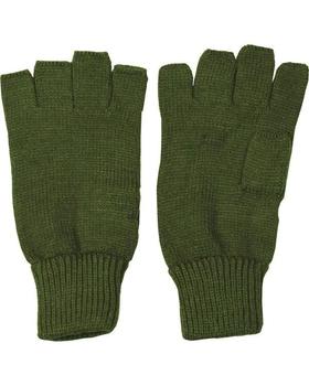 Перчатки тактические зимние Kombat UK ВСУ (ЗСУ) Fingerless Gloves Uni оливковый (OPT-2241)