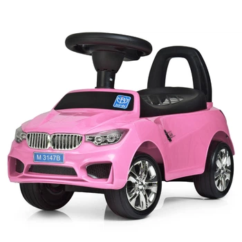 Детская каталка-толокар Bambi M 3147B-8 с музыкой и светом розовая